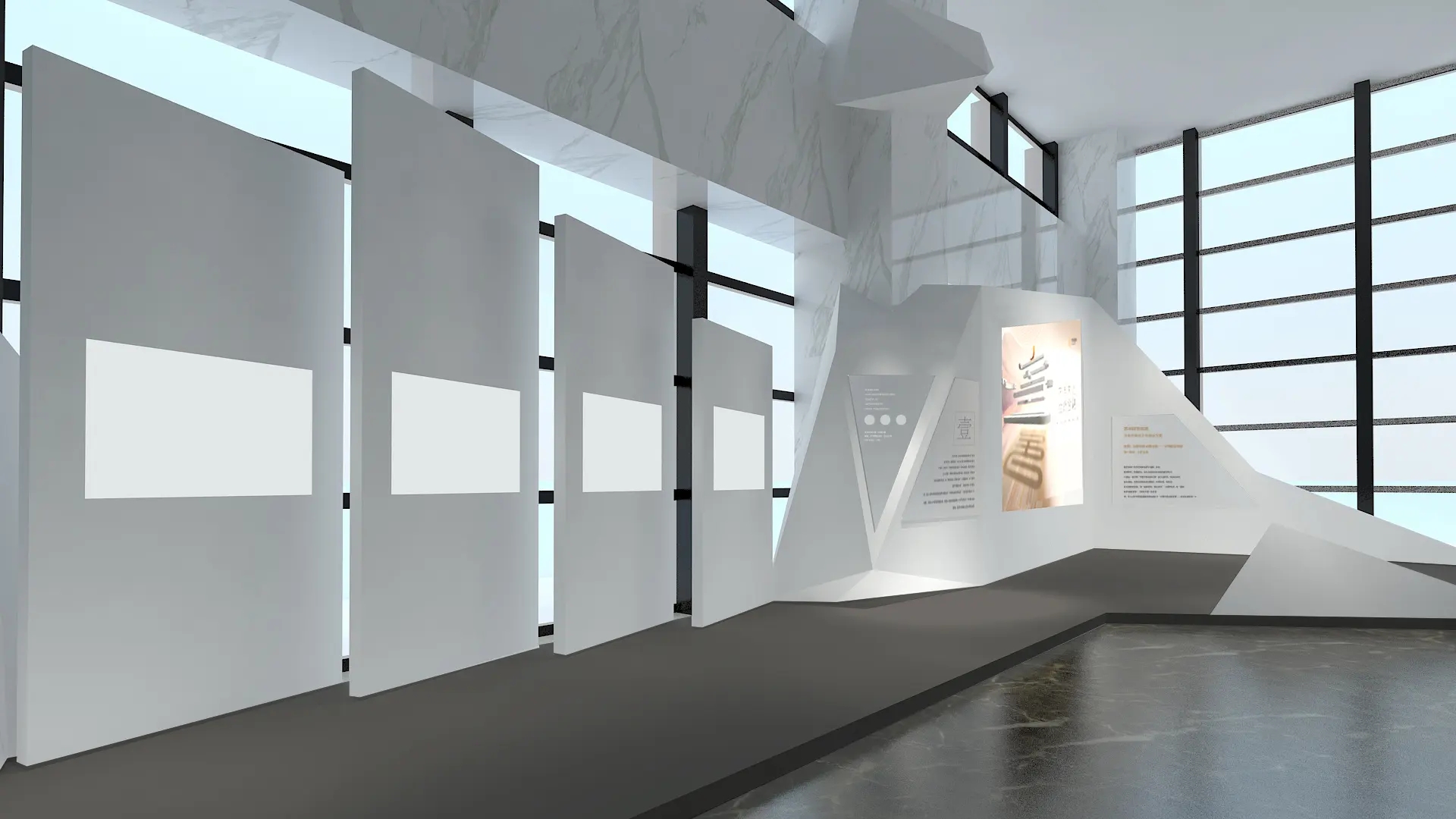 如何更好的對面積小的展廳設(shè)計(jì)拓展空間感