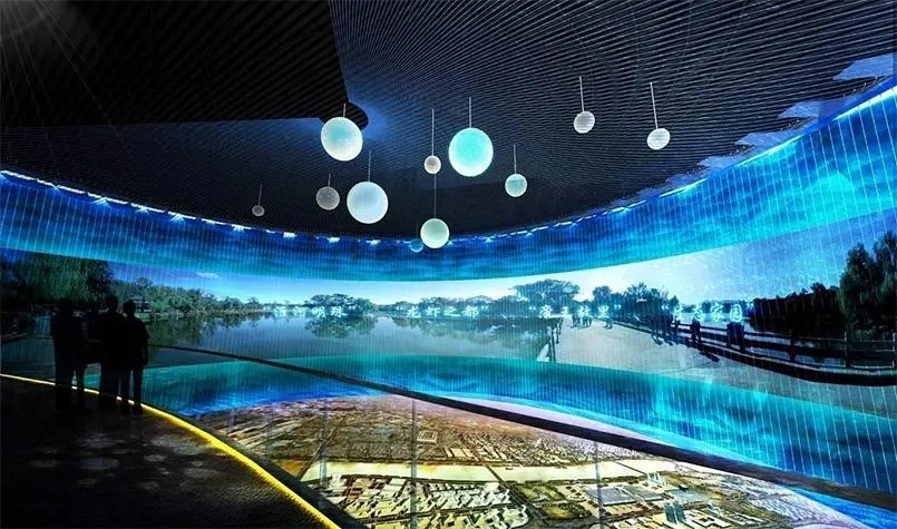 多媒體技術(shù)讓展廳搭建更好突出重點